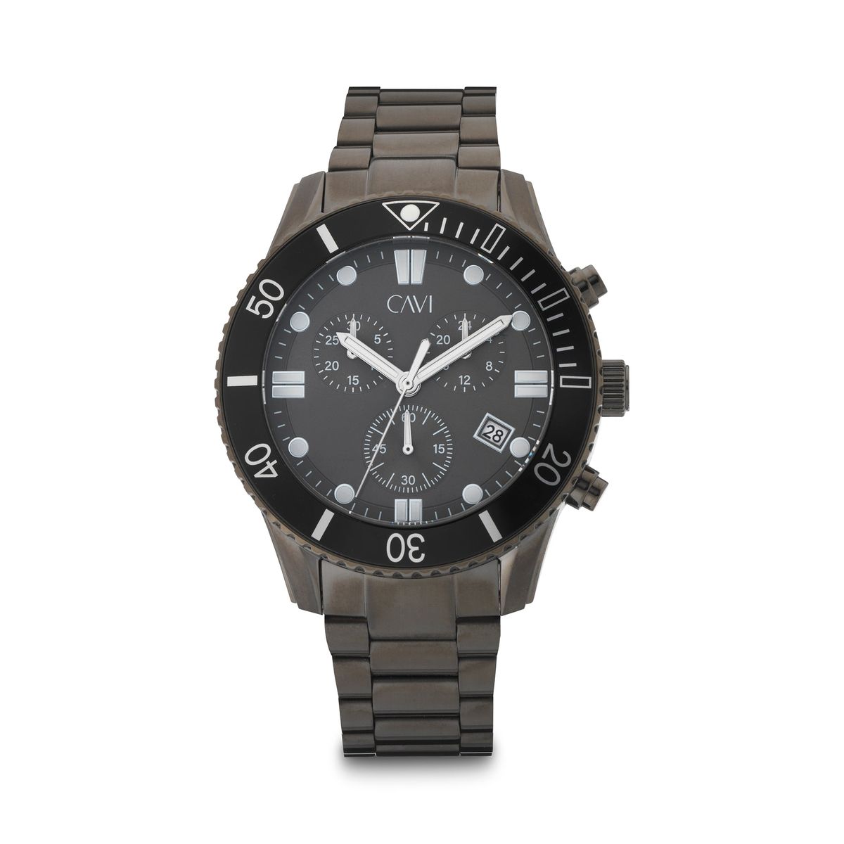 CAVI Watches - Helios Gun ur, 43 mm Grå IPG