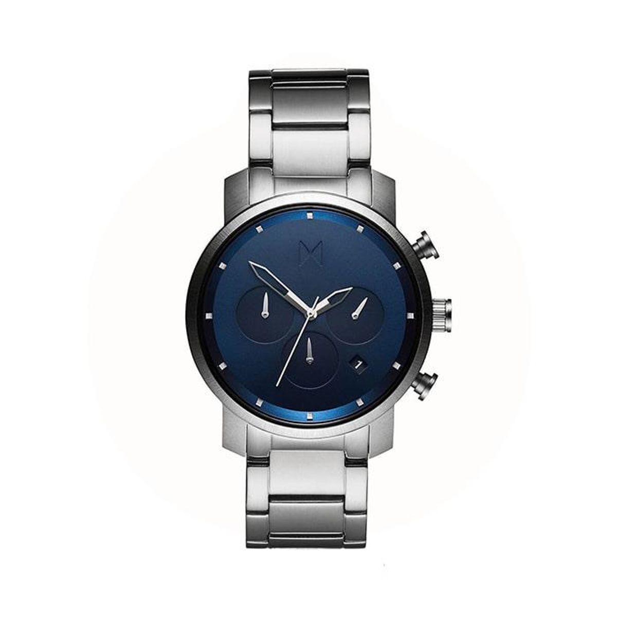 MVMT - CHRONO 40 NAVY SILVER herreur Rustfrit stål