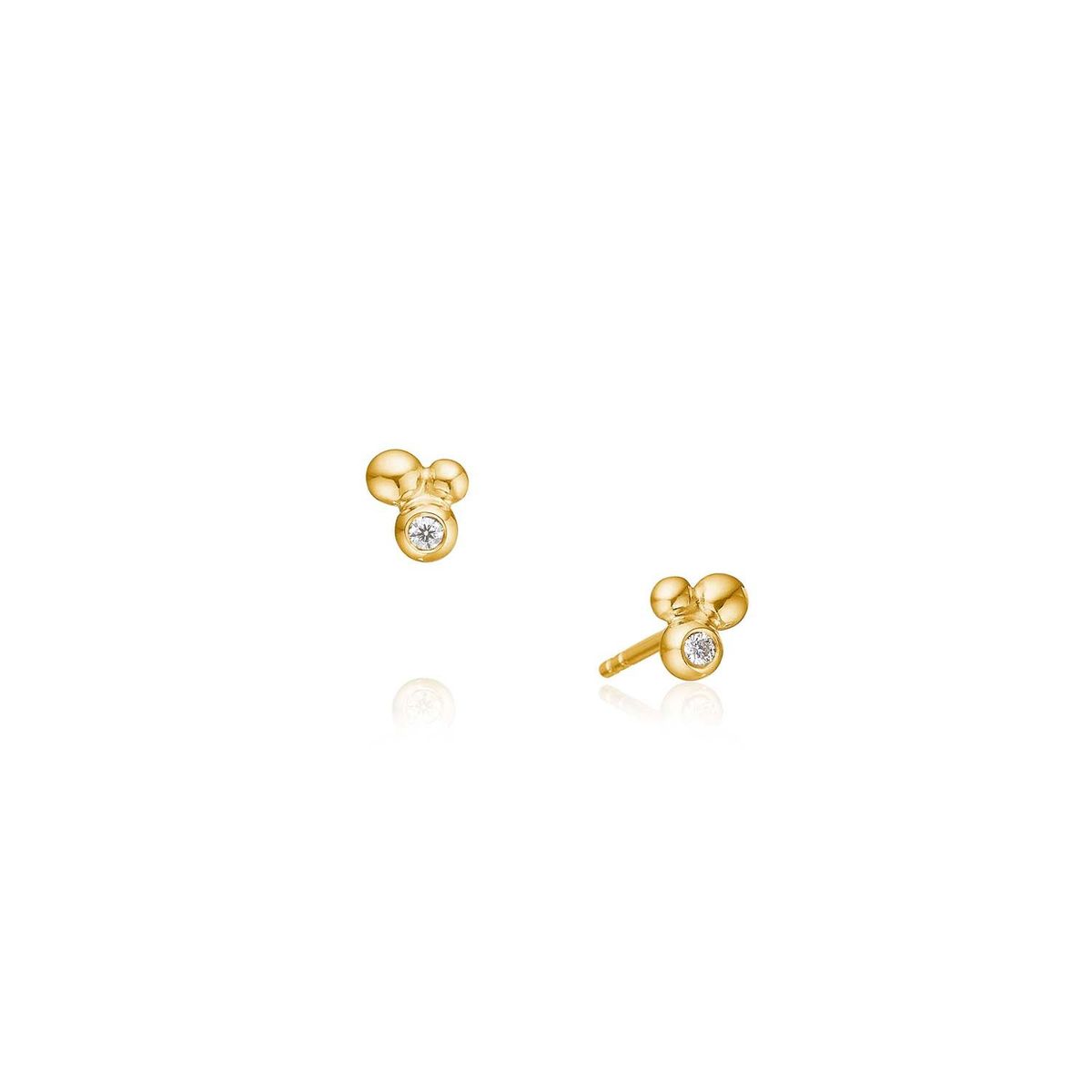 Dulong Fine Jewelry - Delphis øreringe m. diamanter 18 kt. guld 0,034 ct.