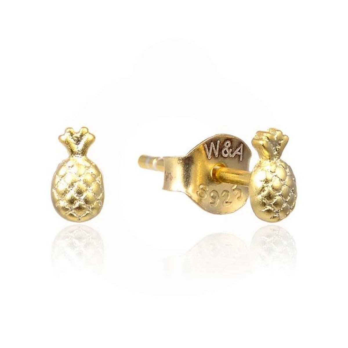 WiOGA - Pineapple Stud Øreringe E-1071-GP