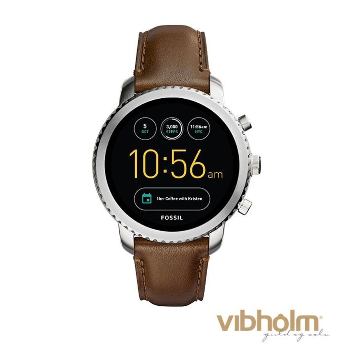 FOSSIL - Q Explorist Smartwatch Herre rustfrit stål FTW4003