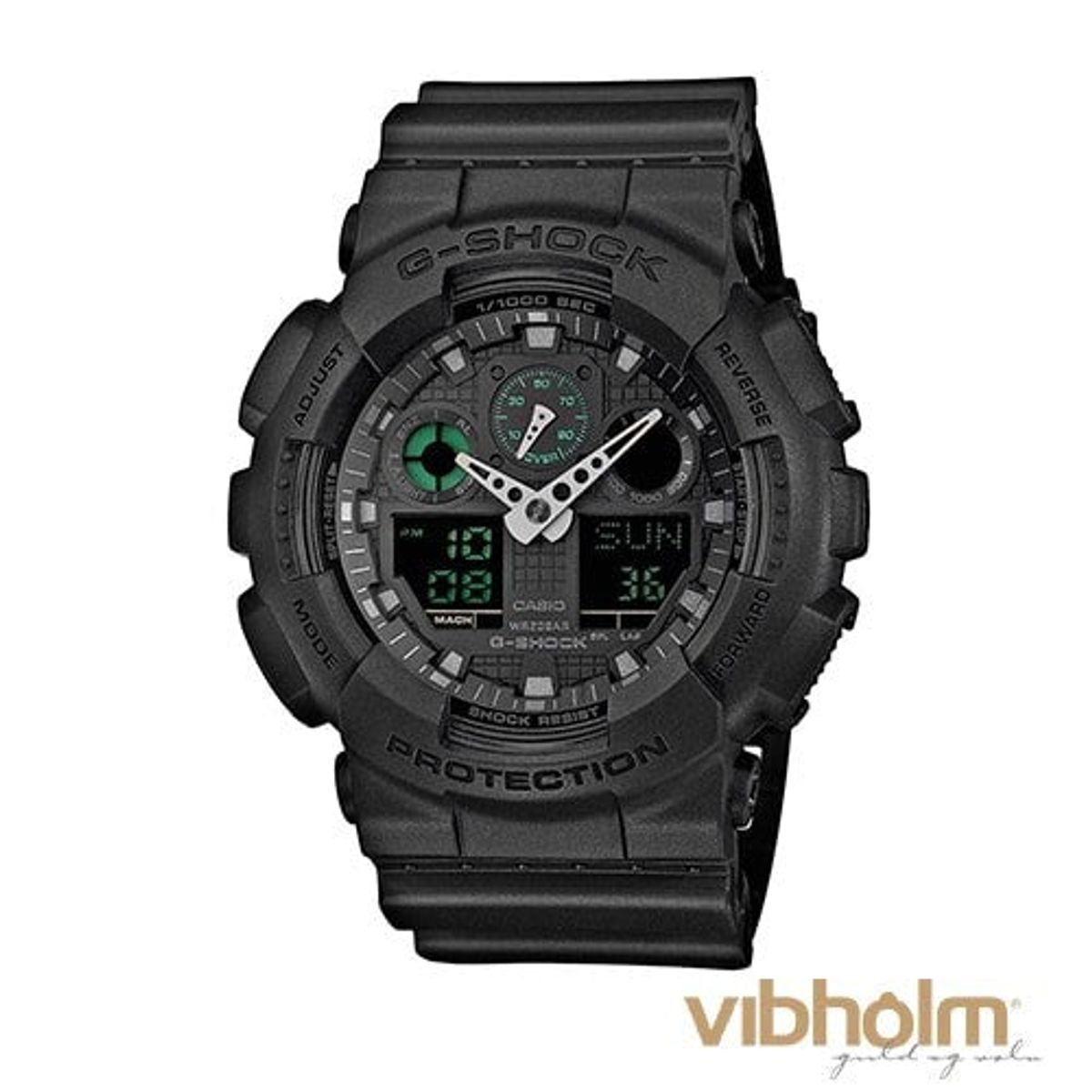 Casio - G-Shock Herreur sort resin GA-100MB-1AER