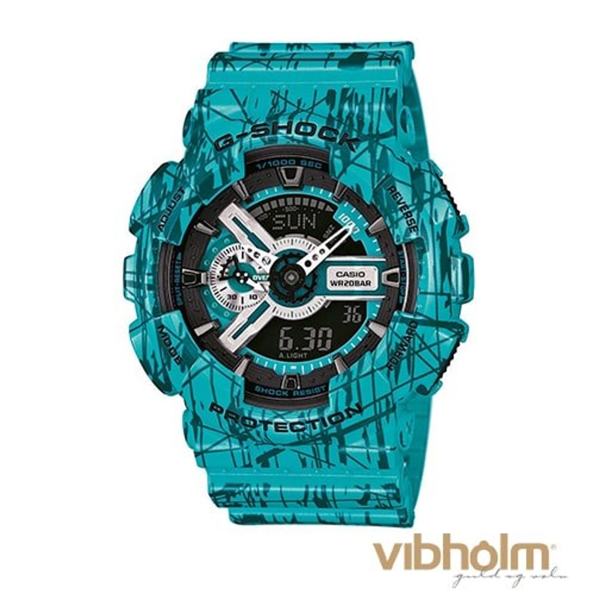 Casio - G-Shock Herreur turkis resin GA-110SL-3AER