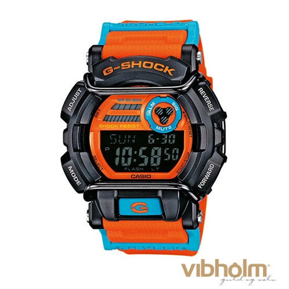 Casio - G-Shock Herreur sort/orange resin GD-400DN-4ER