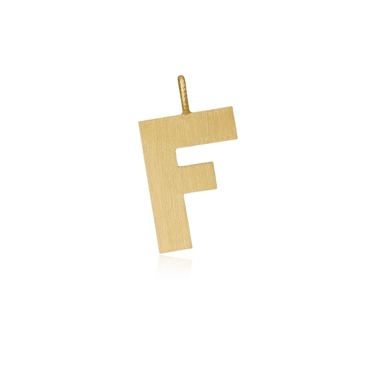 Dulong Fine Jewelry - Letter vedhæng, F 18 karat guld