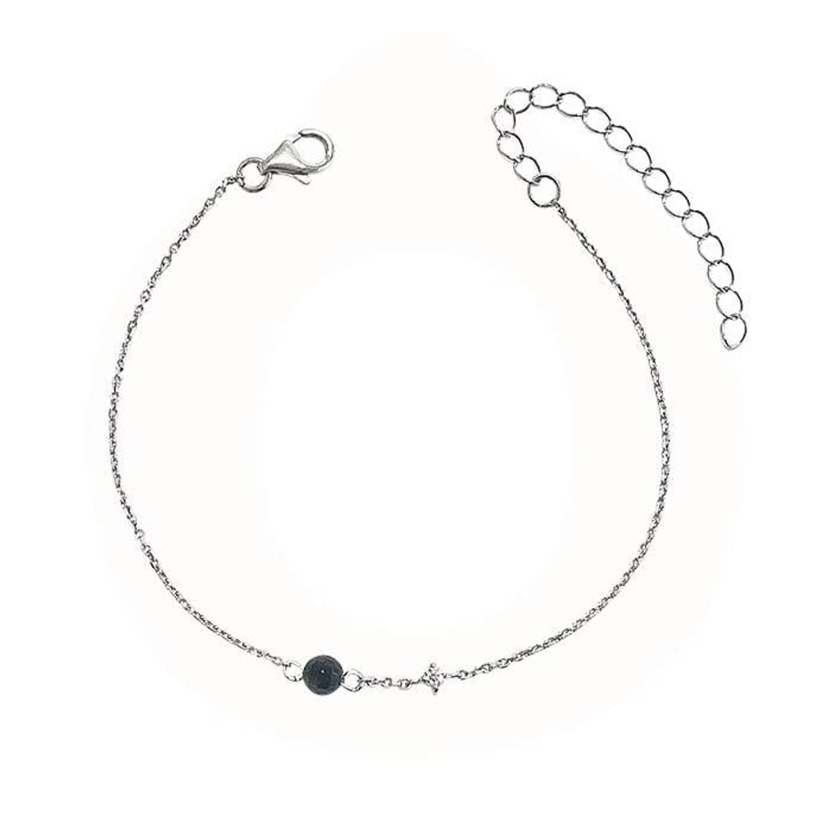 LuvaLu Jewellery - Armbånd Med Onyx LS10010R