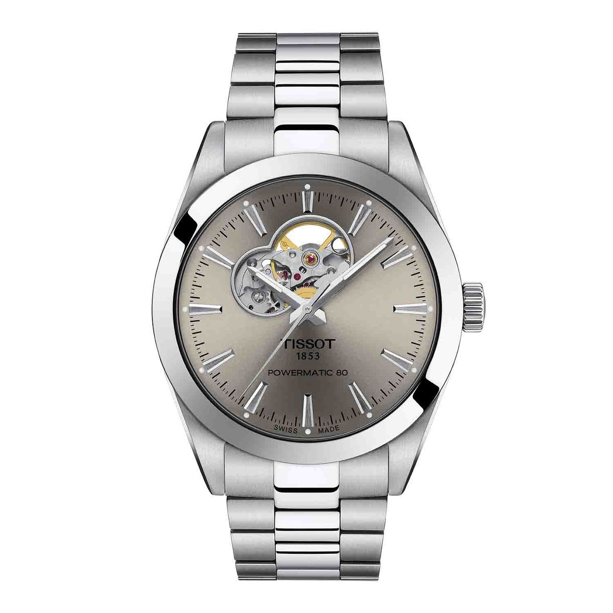 Tissot - Gentleman Powermatic 80 Open Heart, 40mm T1274071108100