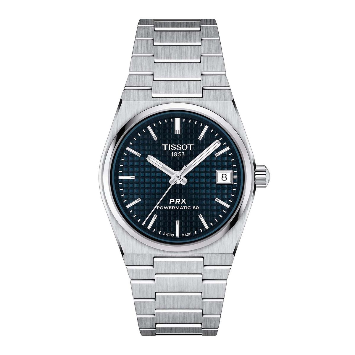 Tissot - PRX Powermatic 80 blå ur, 35mm T1372071104100