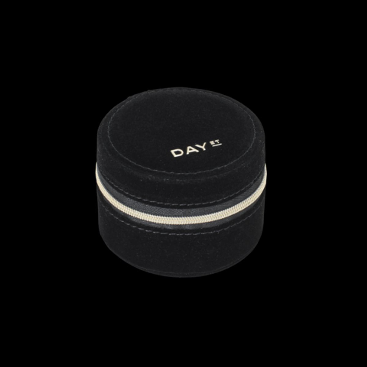 DAY ET - Jewelry Zip Box Round, Small Black