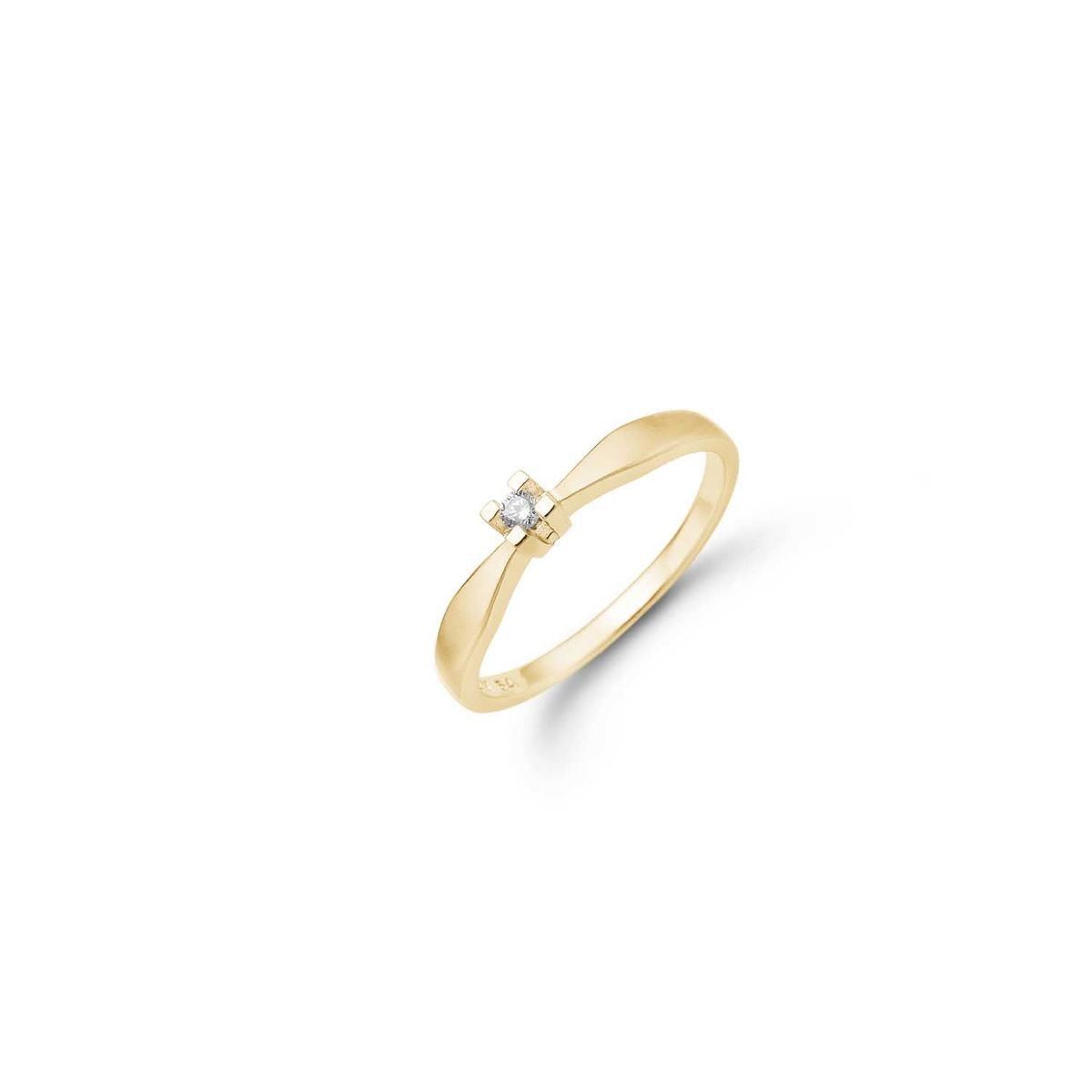 Aagaard - Eternity ring 0,05ct. 14 kt. guld