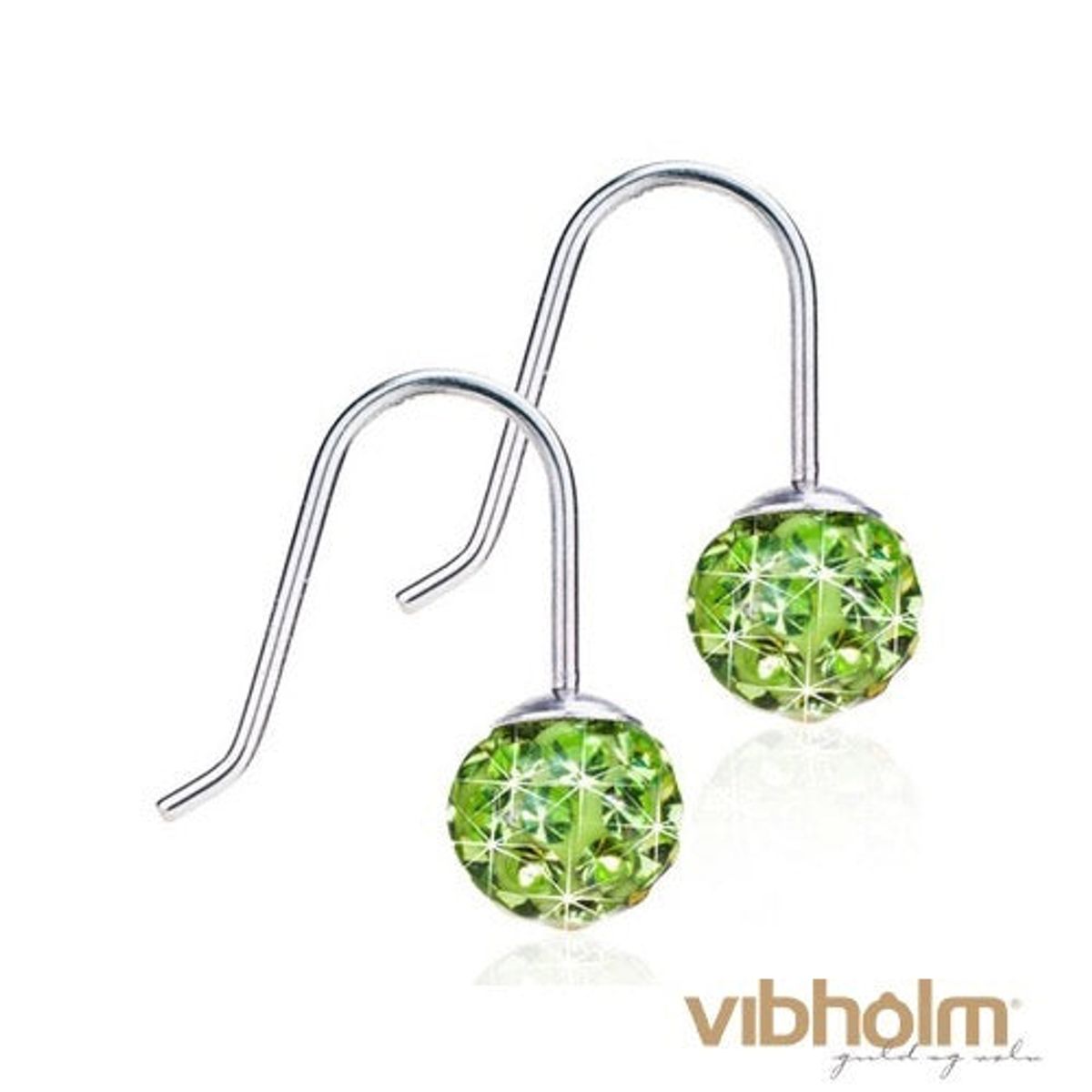 Blomdahl - Crystal Ball Mini Pendant Peridot ørehænger 15-1267-16