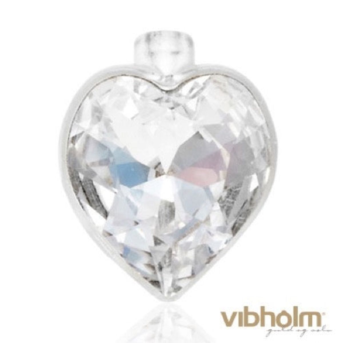 Blomdahl Heart Crystal navlesmykke 19-0186-01