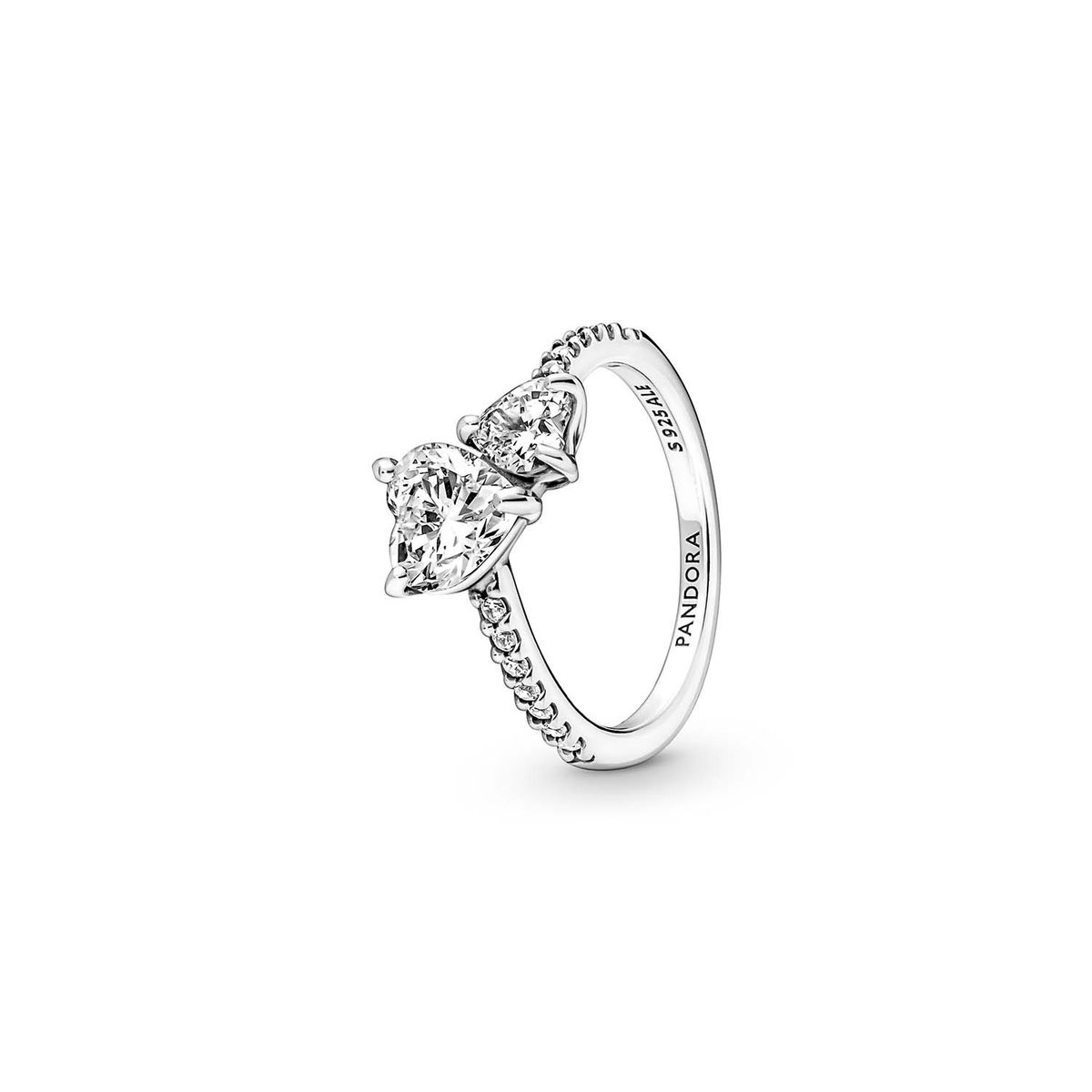 Pandora - Double Heart ring 191198C01