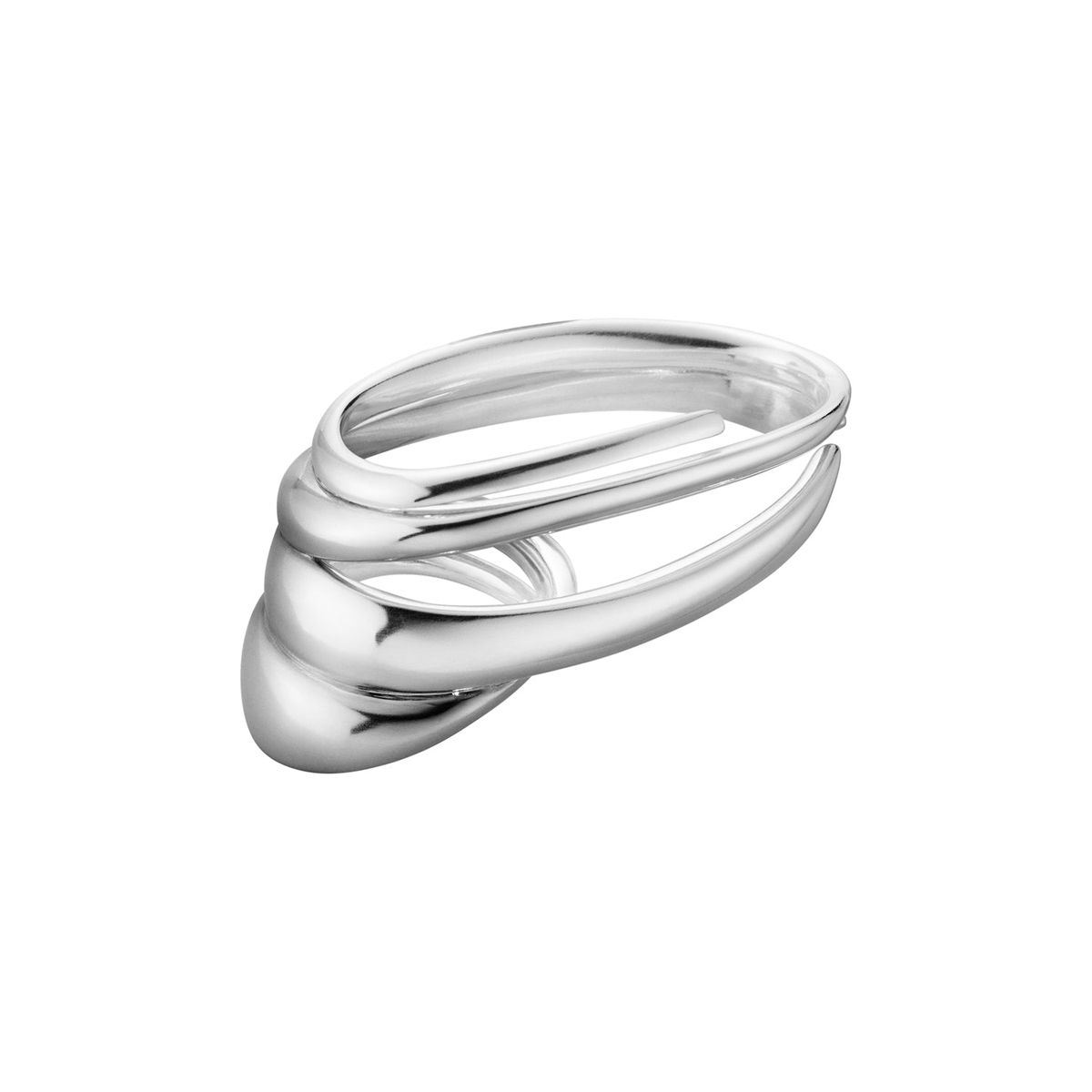 Georg Jensen - ARC dobbelt ring sølv sterlingsølv