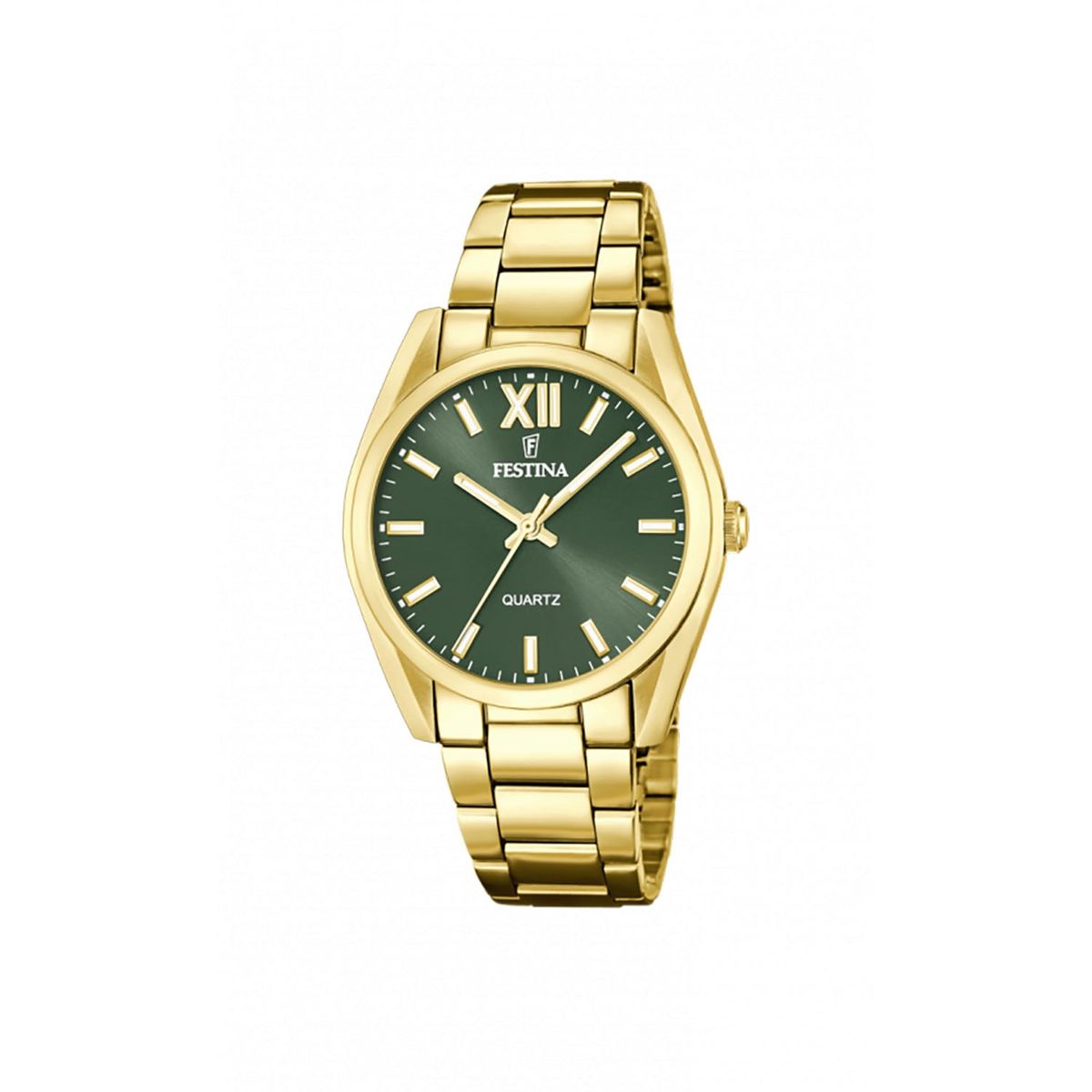 Festina - Boyfriend ur, grøn 37 mm Guld