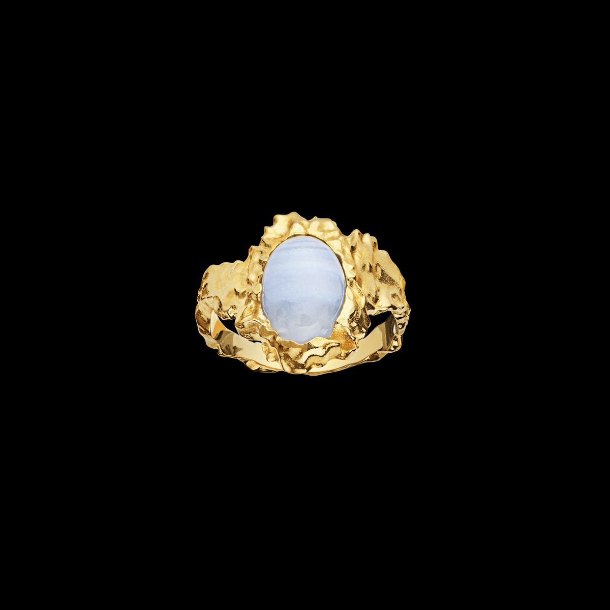 Maanesten - Goddess Blonde Agat Ring 35355A