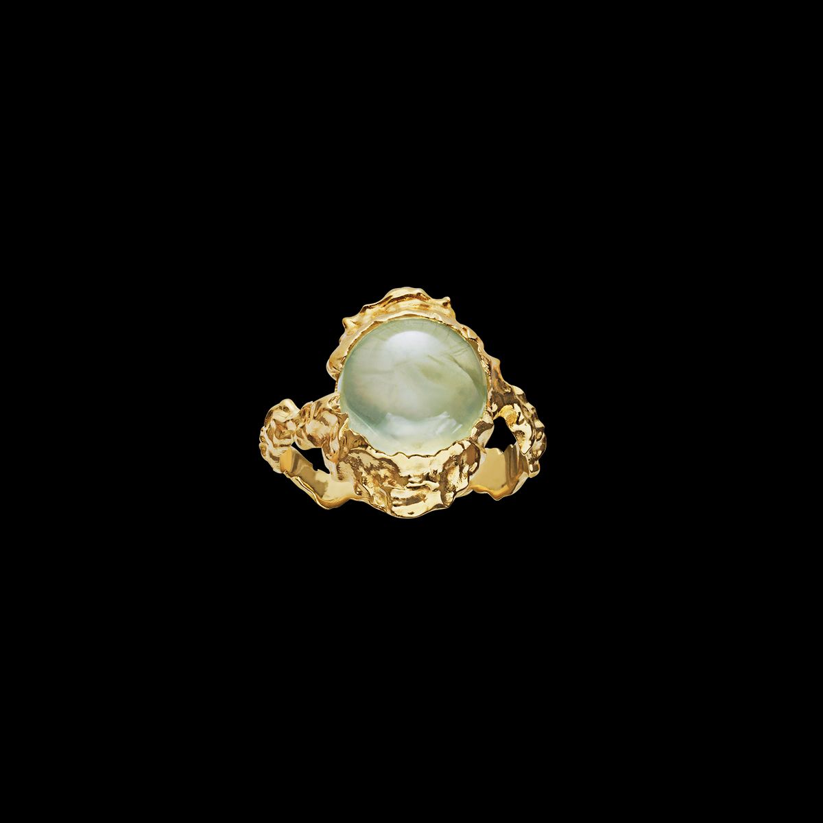 Maanesten - Goddess Prehnit Ring 35353A