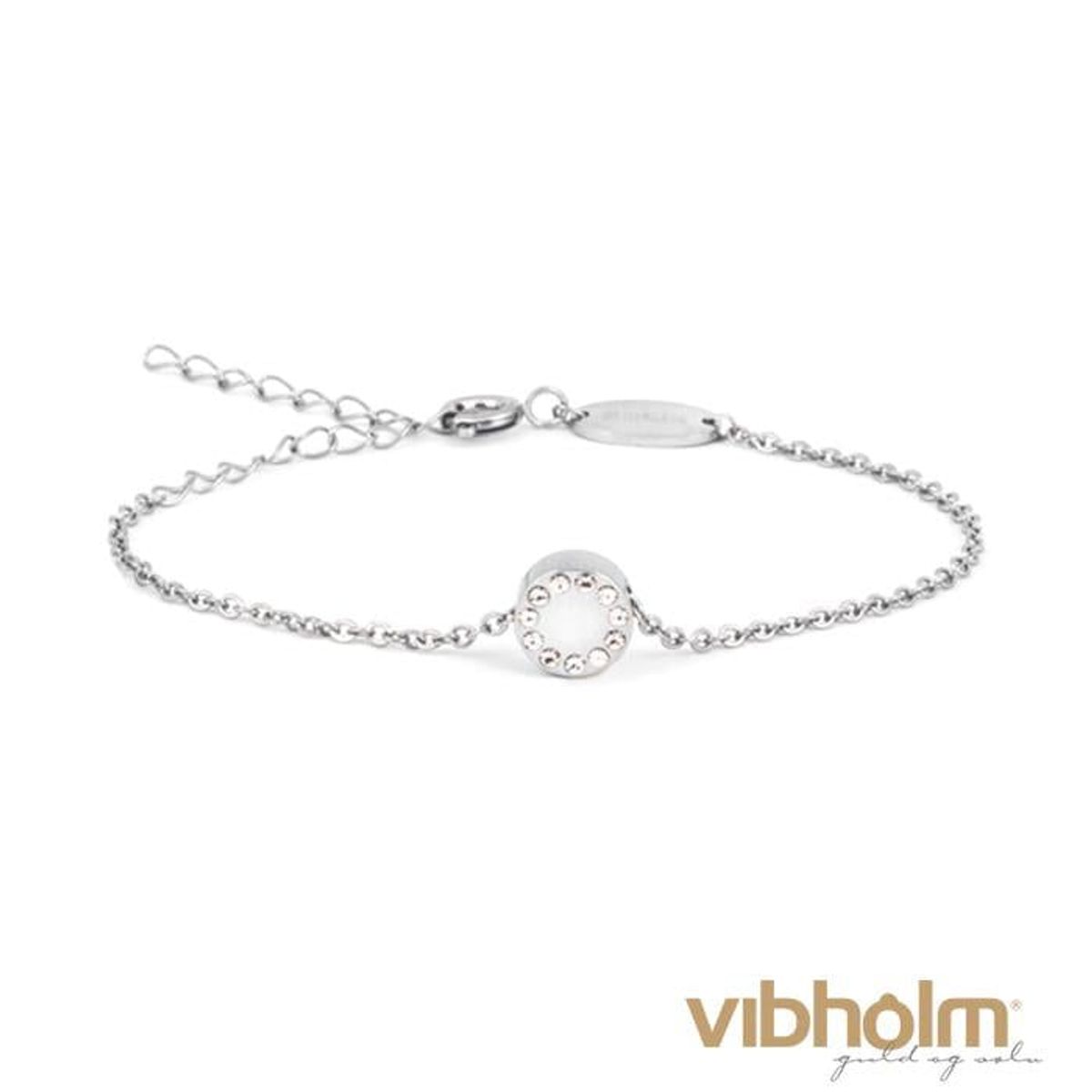 Blomdahl - Brilliance Puck Crystal Armbånd 32-2491-0801