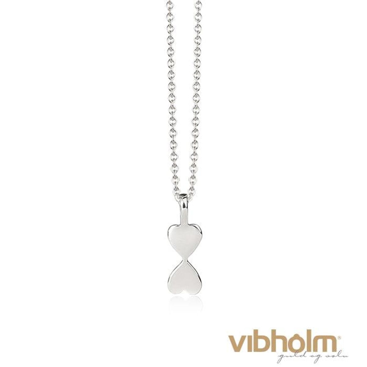 Jeberg Jewellery - Heart To halskæde 4992-45