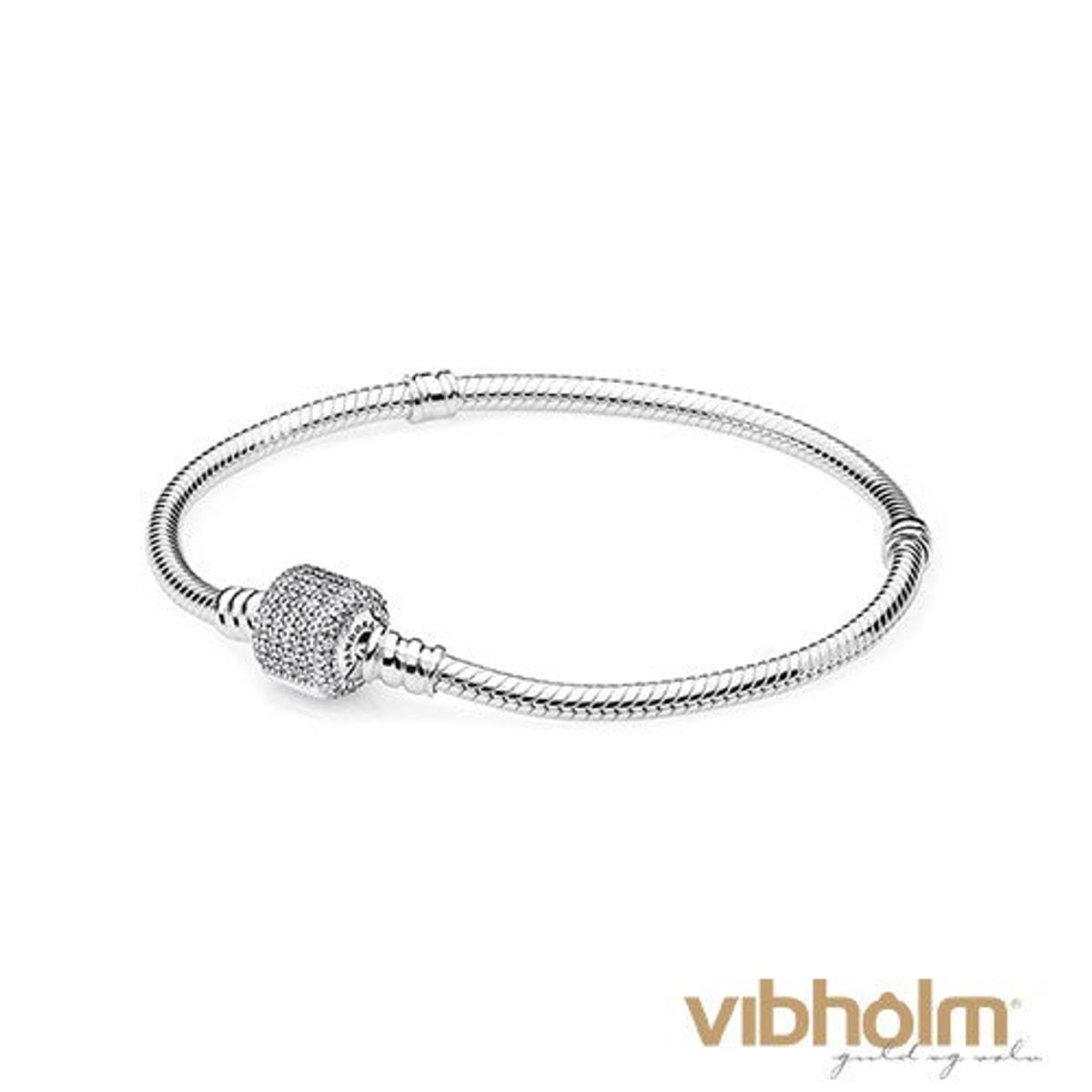 Pandora - Moments Armbånd sterlingsølv m/signaturlås 590723CZ