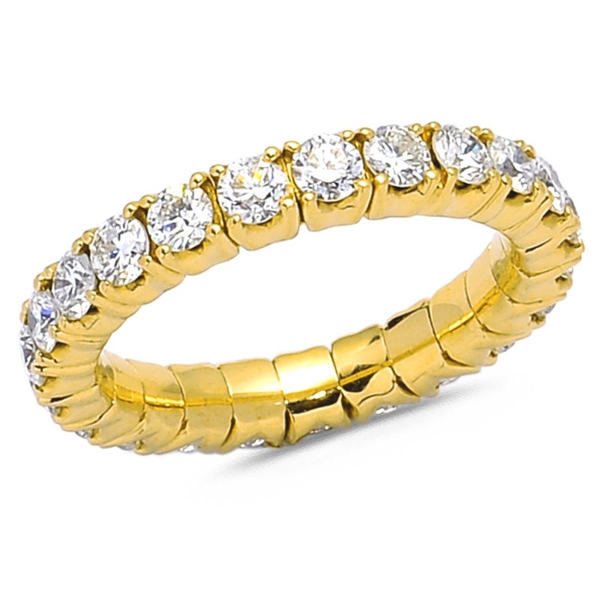 Diamond Collection - Flex ring Large, 1,87 ct g/si 18 karat guld