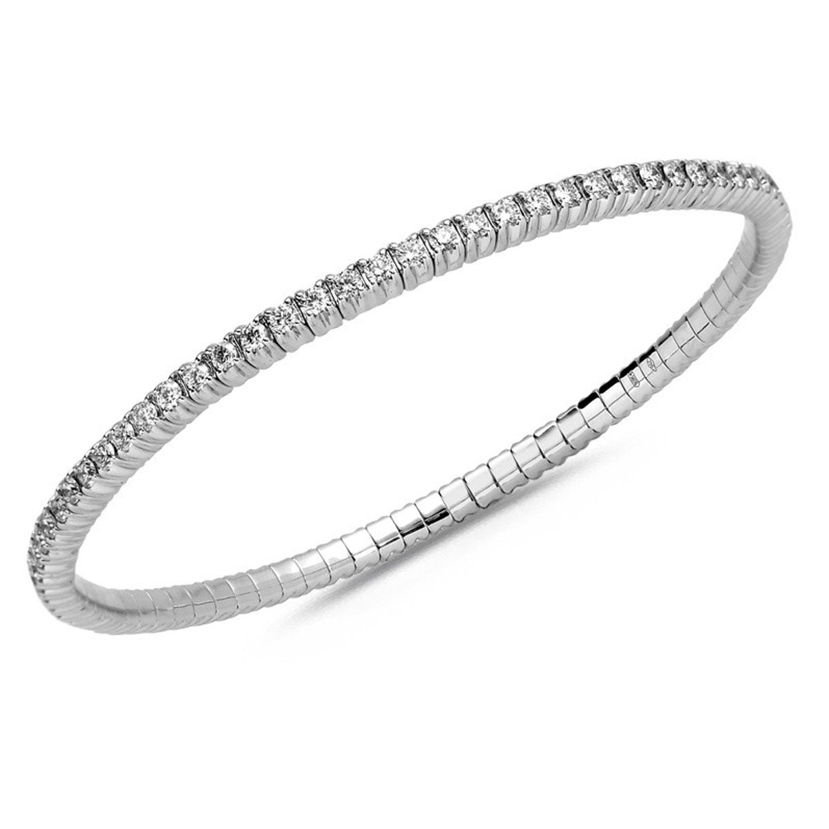 Diamond Collection - Flex armbånd Small, 2,17 ct g/si 18 karat hvidguld