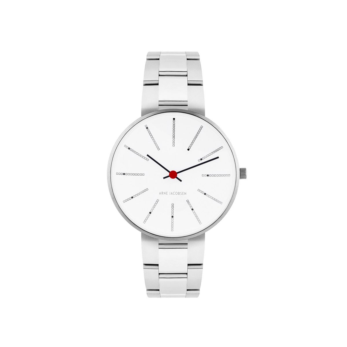 Arne Jacobsen - Bankers ur, 34 mm Stål lænke