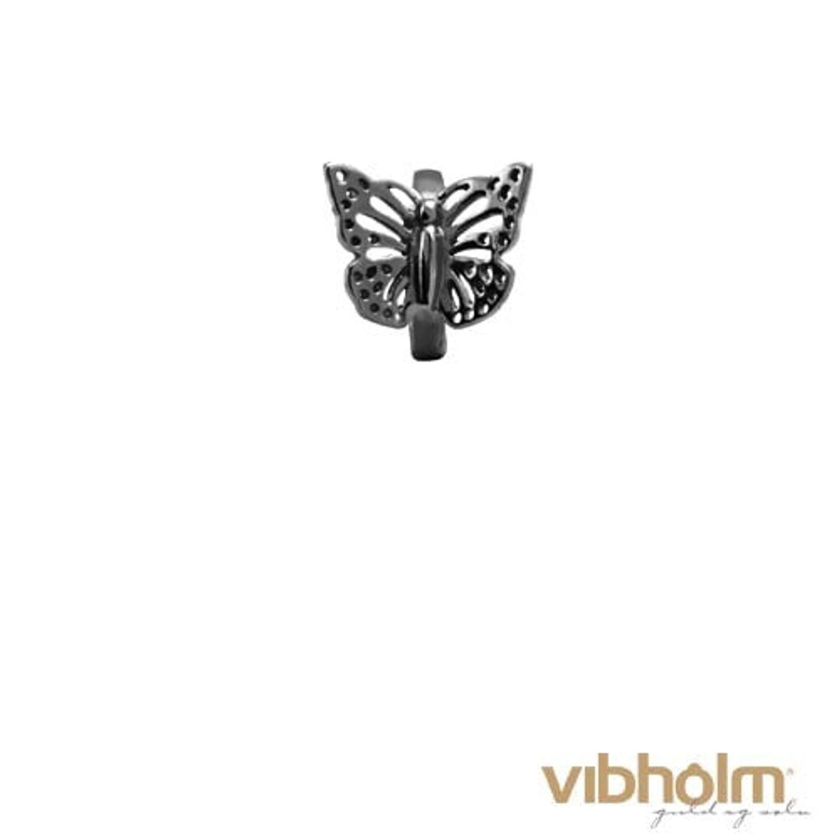 Christina Design London Jewelry & Watches - Butterfly Charm ruthineret sølv