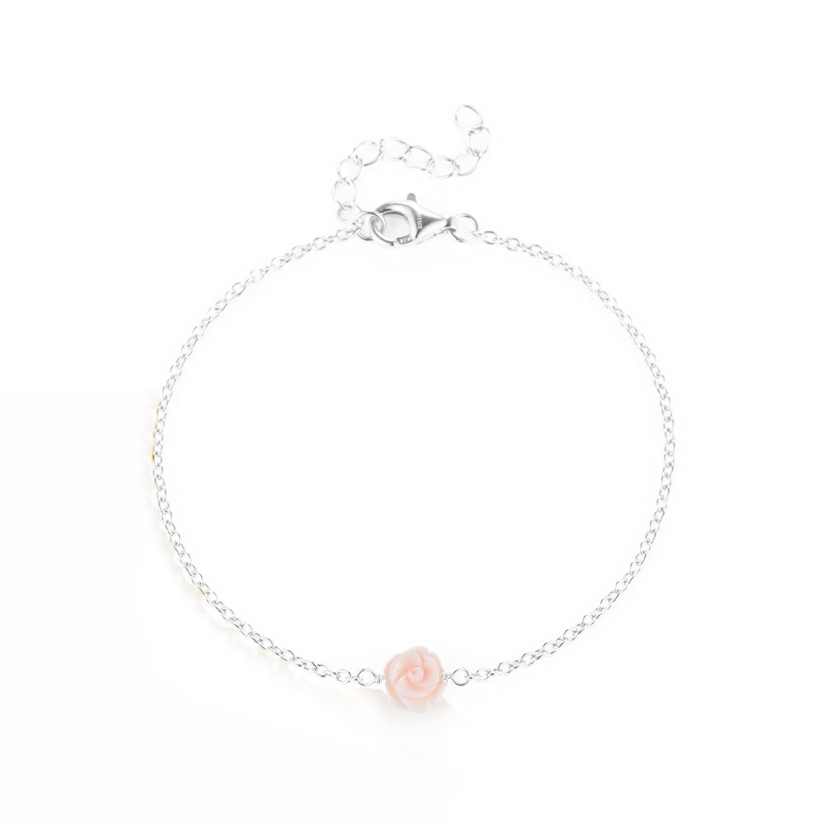 LuvaLu Jewellery - Rose Pink armbånd Sølv sterlingsølv