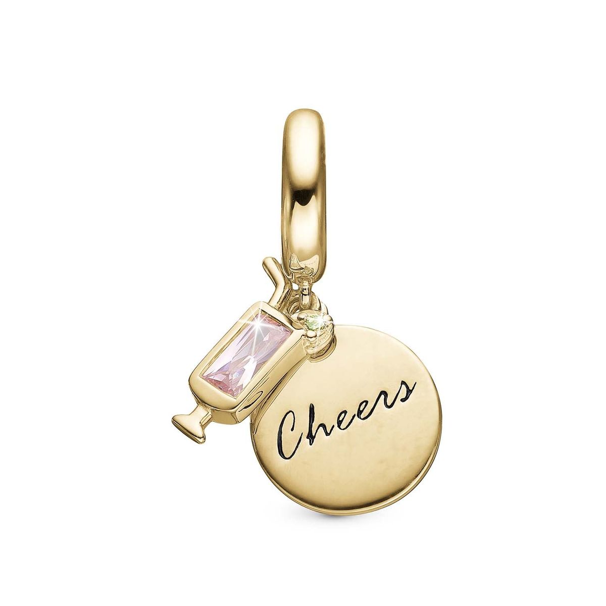 Christina Design London Jewelry & Watches - Cheers Charm forgyldt 6 mm.