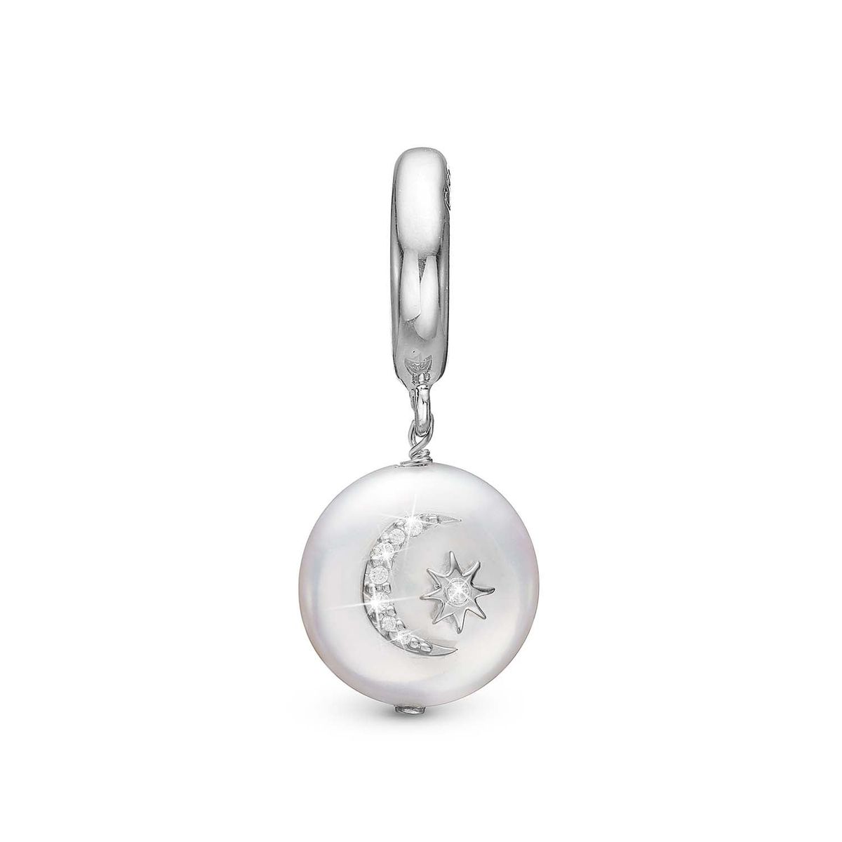 Christina Design London Jewelry & Watches - Sun Moon charm, 6 mm Sterlingsølv