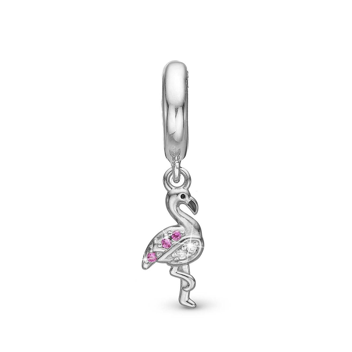 Christina Design London Jewelry & Watches - Flamingo charm sølv 6 mm. sterlingsølv