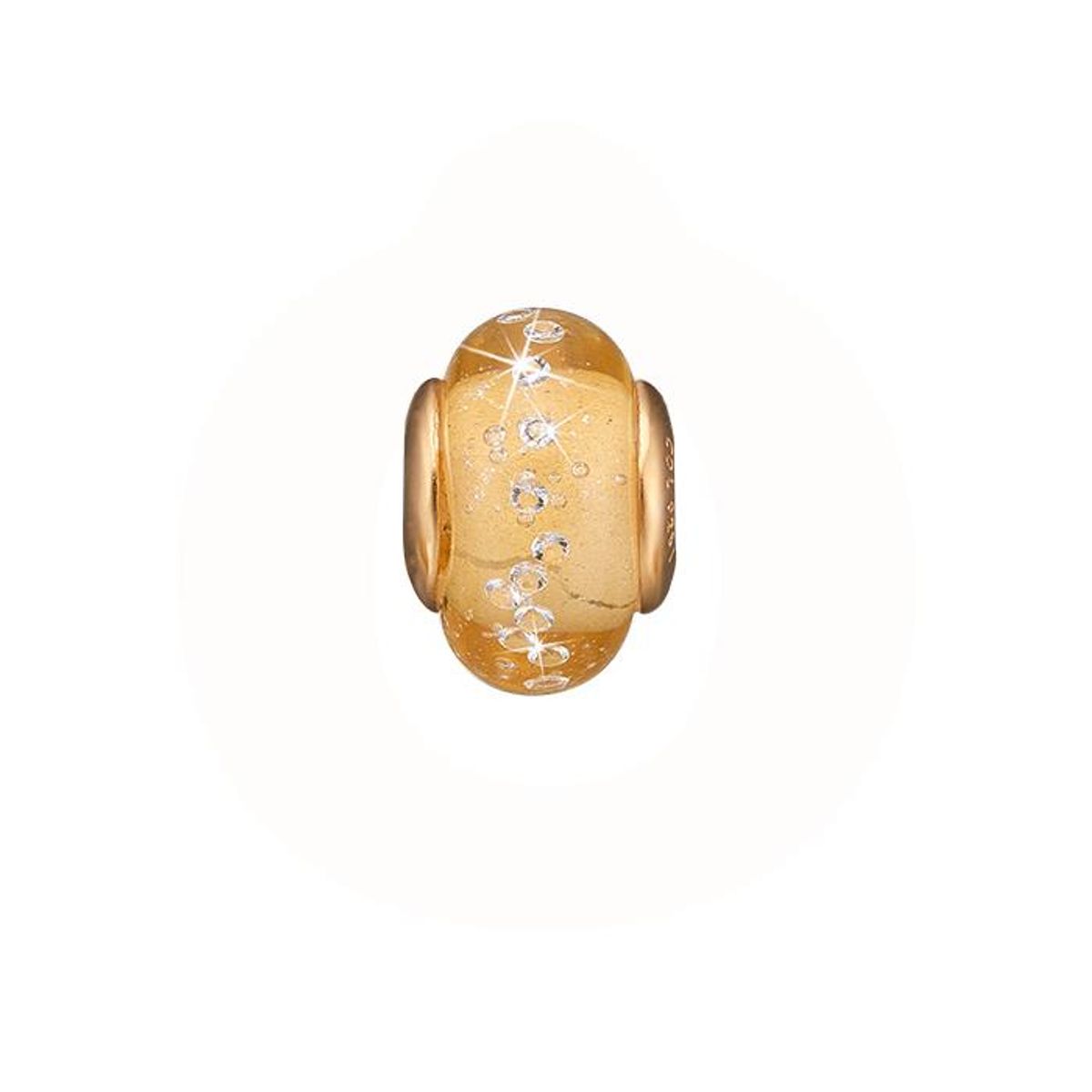 Christina Design London Jewelry & Watches - Golden Topaz Globe Charm forgyldt sølv 623-G168