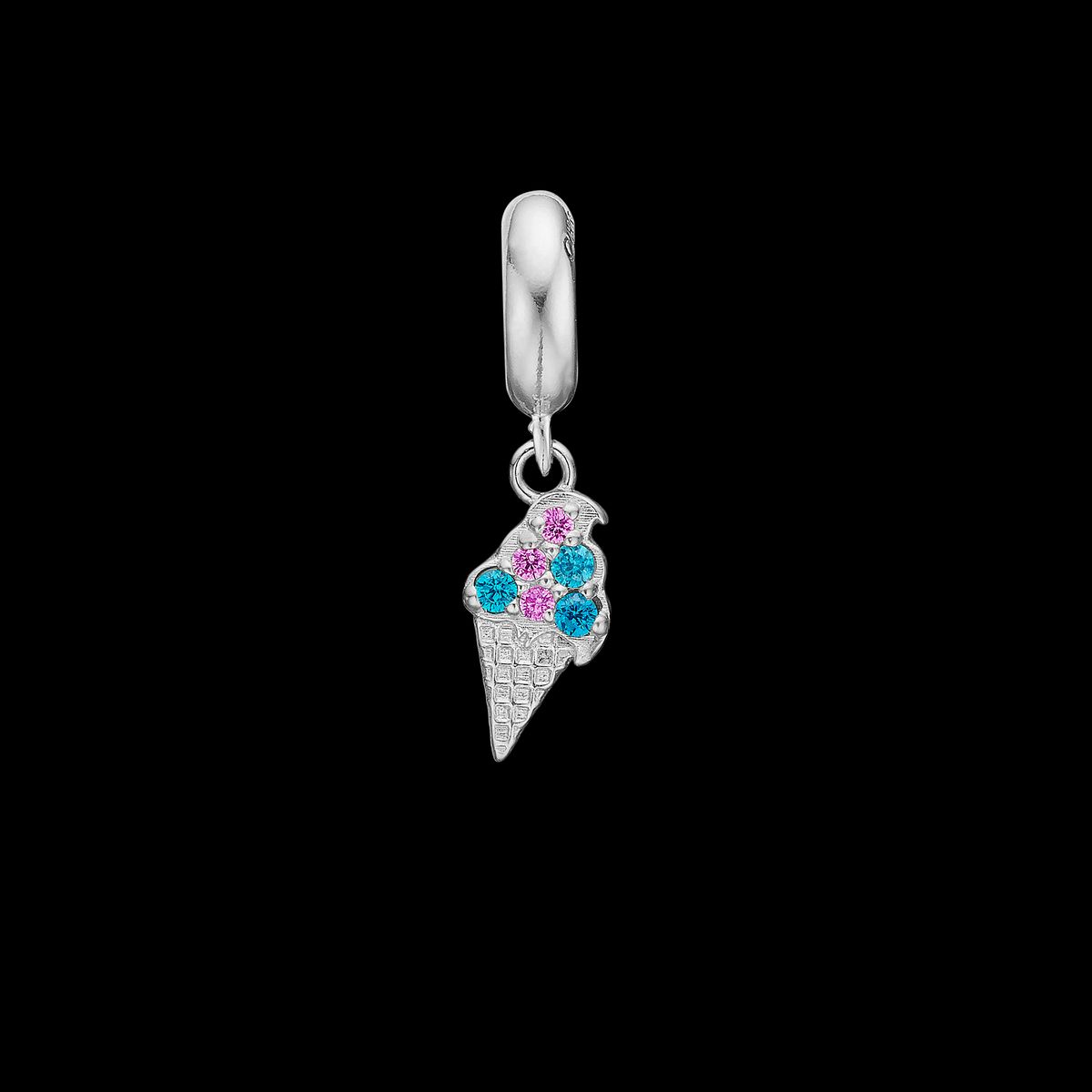 Christina Design London Jewelry & Watches - Ice Cream charm, Limited Edition, 4 mm Sterlingsølv