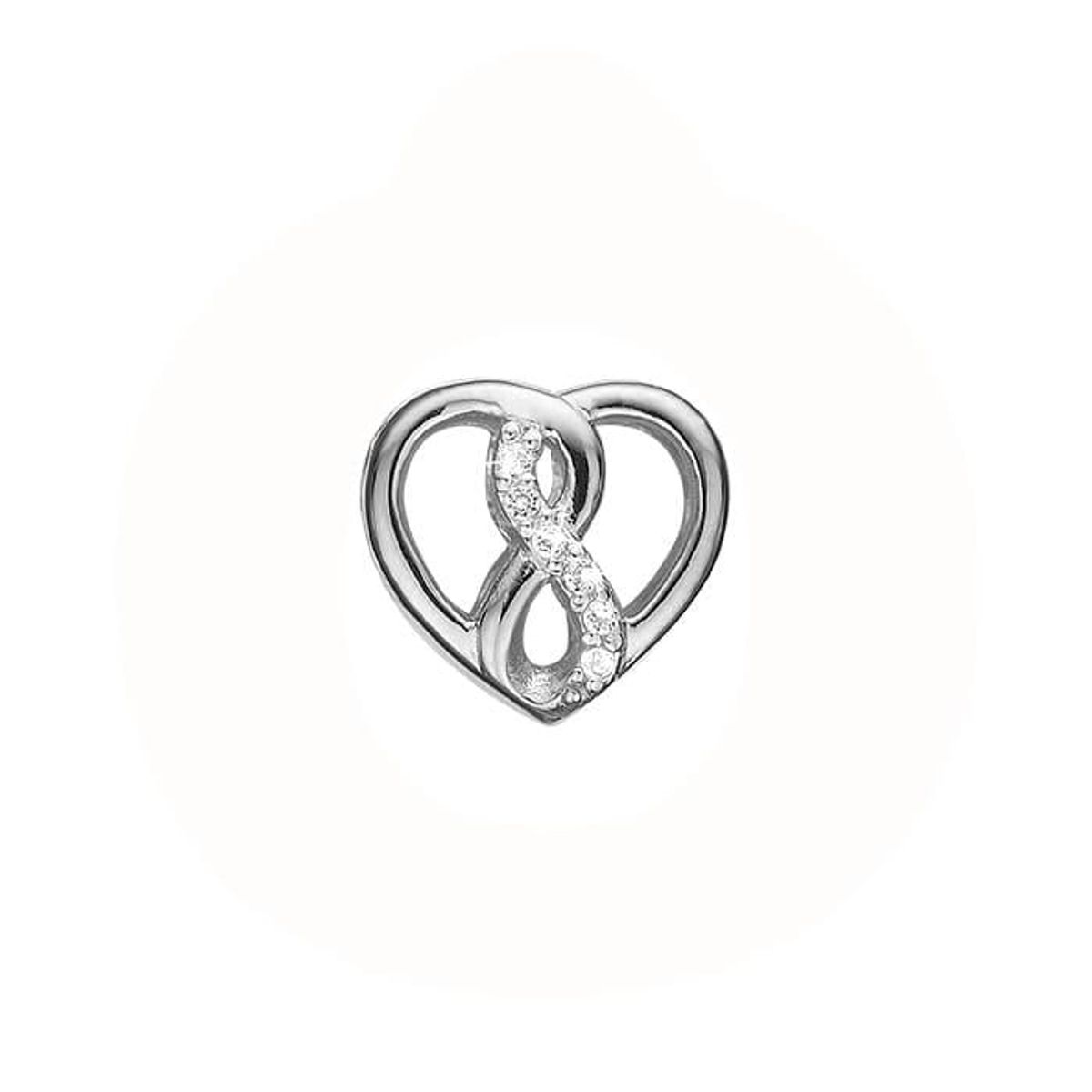 Christina Design London Jewelry & Watches - Eternity Heart Charm sterlingsølv 623-S190