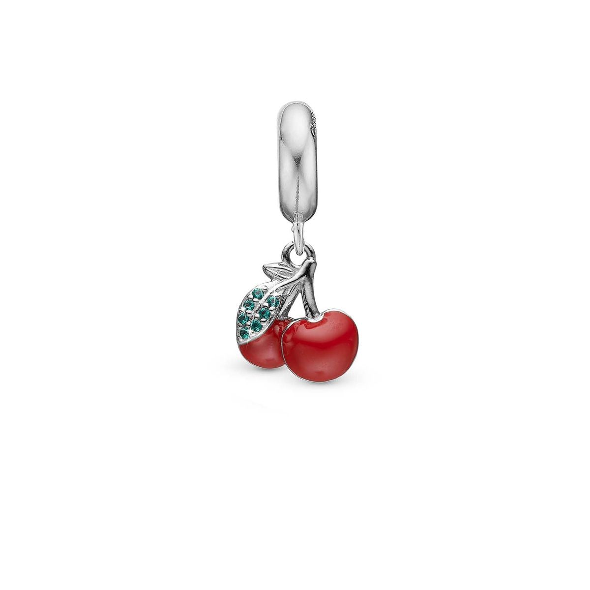 Christina Design London Jewelry & Watches - Happy Cherries charm, 4 mm Sterlingsølv