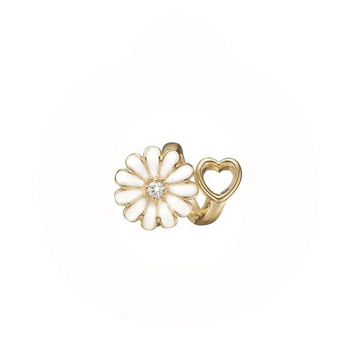 Christina Design London Jewelry & Watches - Marguerite Heart Charm 630-G184