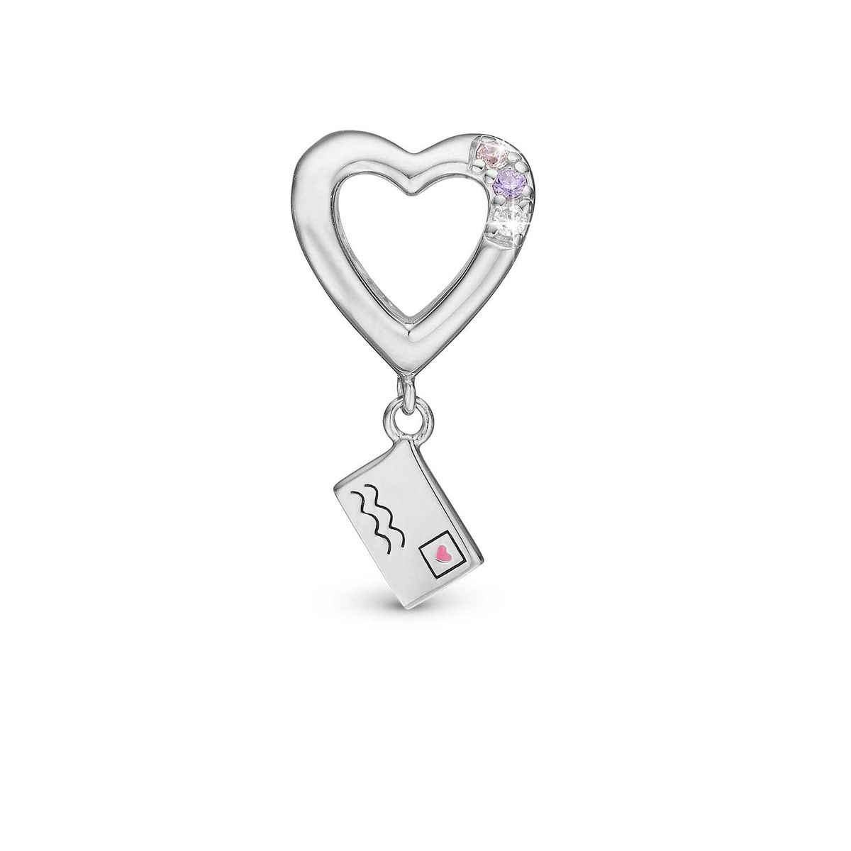 Christina Design London Jewelry & Watches - A Love Letter charm, 6 mm Sterlingsølv