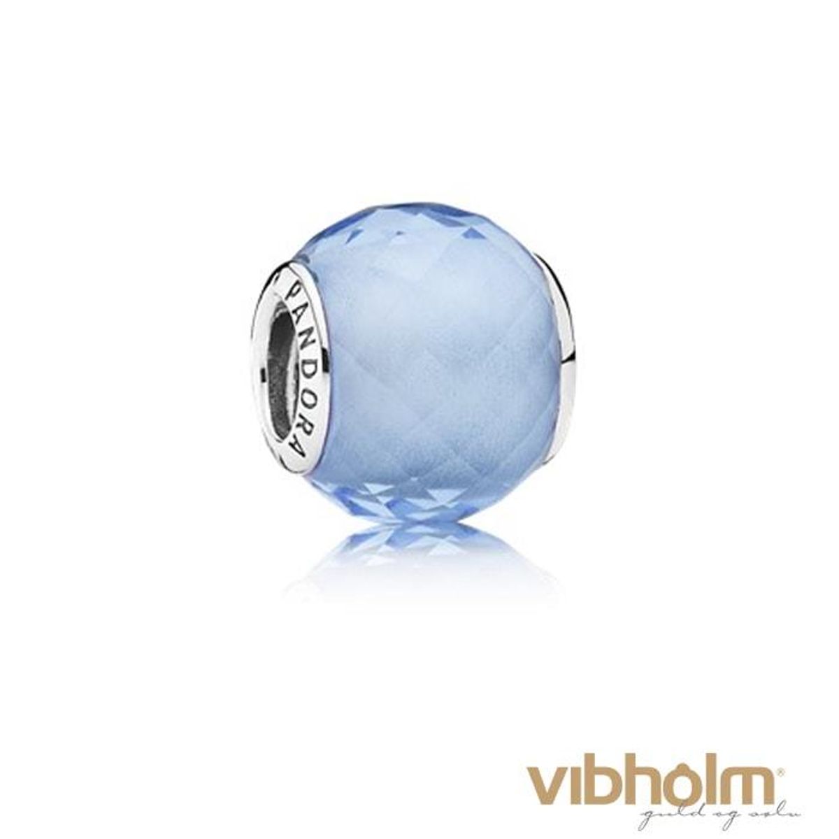 Pandora - Blue Petite Facets Charm sterlingsølv 791499SBQ