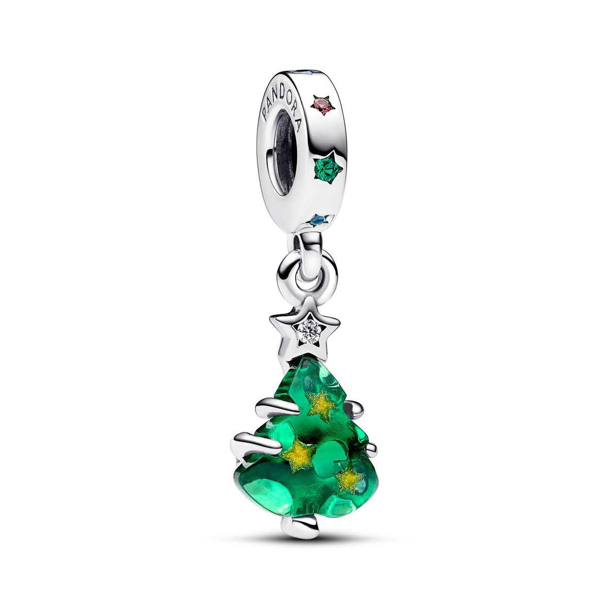 Pandora - Sparkling Christmas Tree charm Sølv