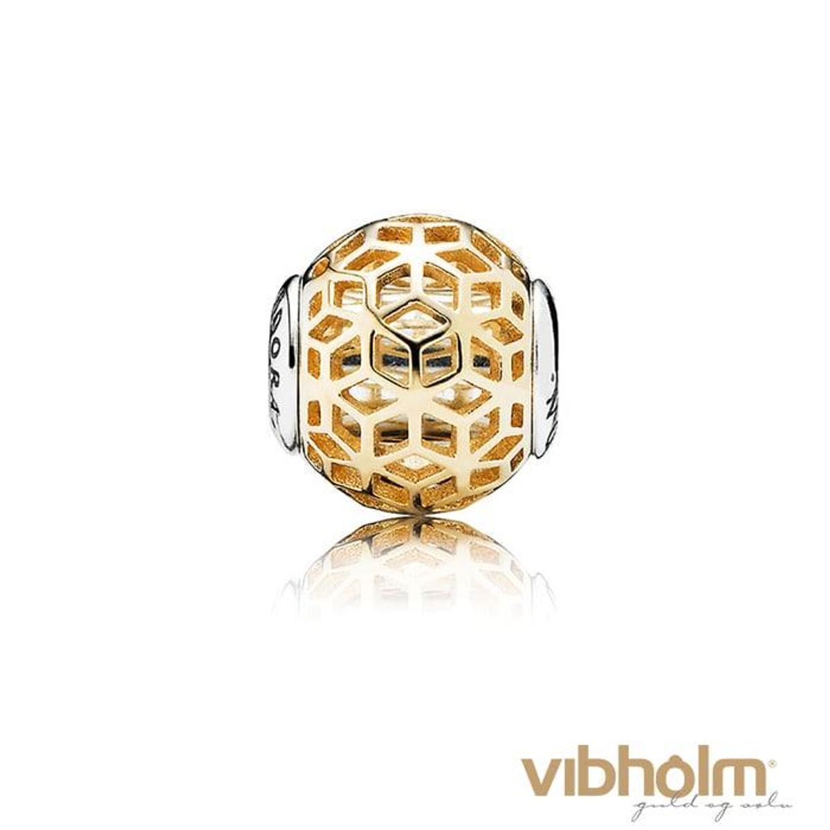 Pandora - Essence intuition charm sterlingsølv og 14kt. guld 796049