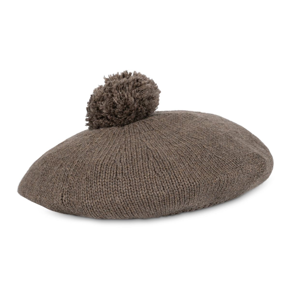 That's Mine - Cher strikket baret - Earth brown melange - 4-6Y