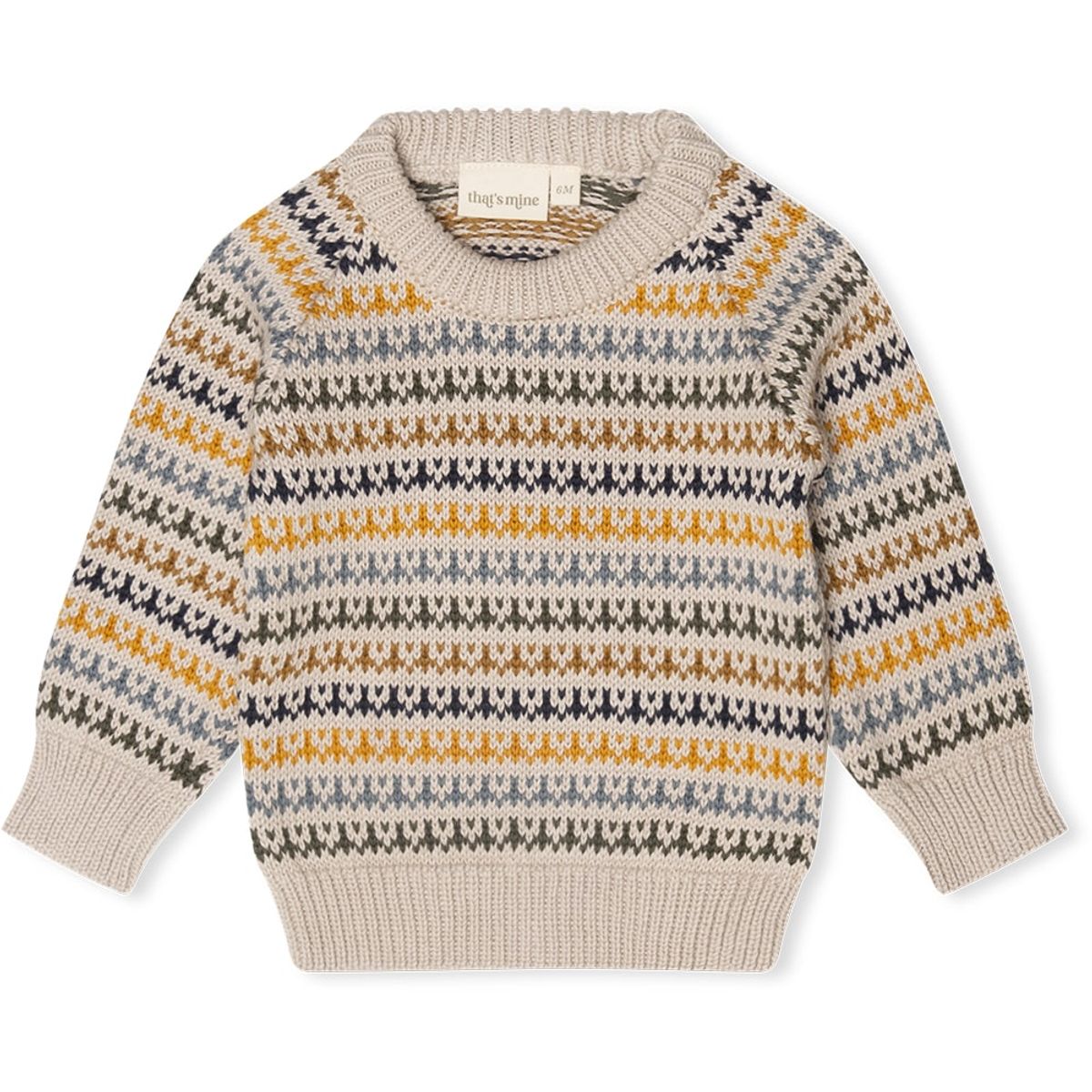 That's Mine - Frankie sweater - Rainy day - 74cm - 9M