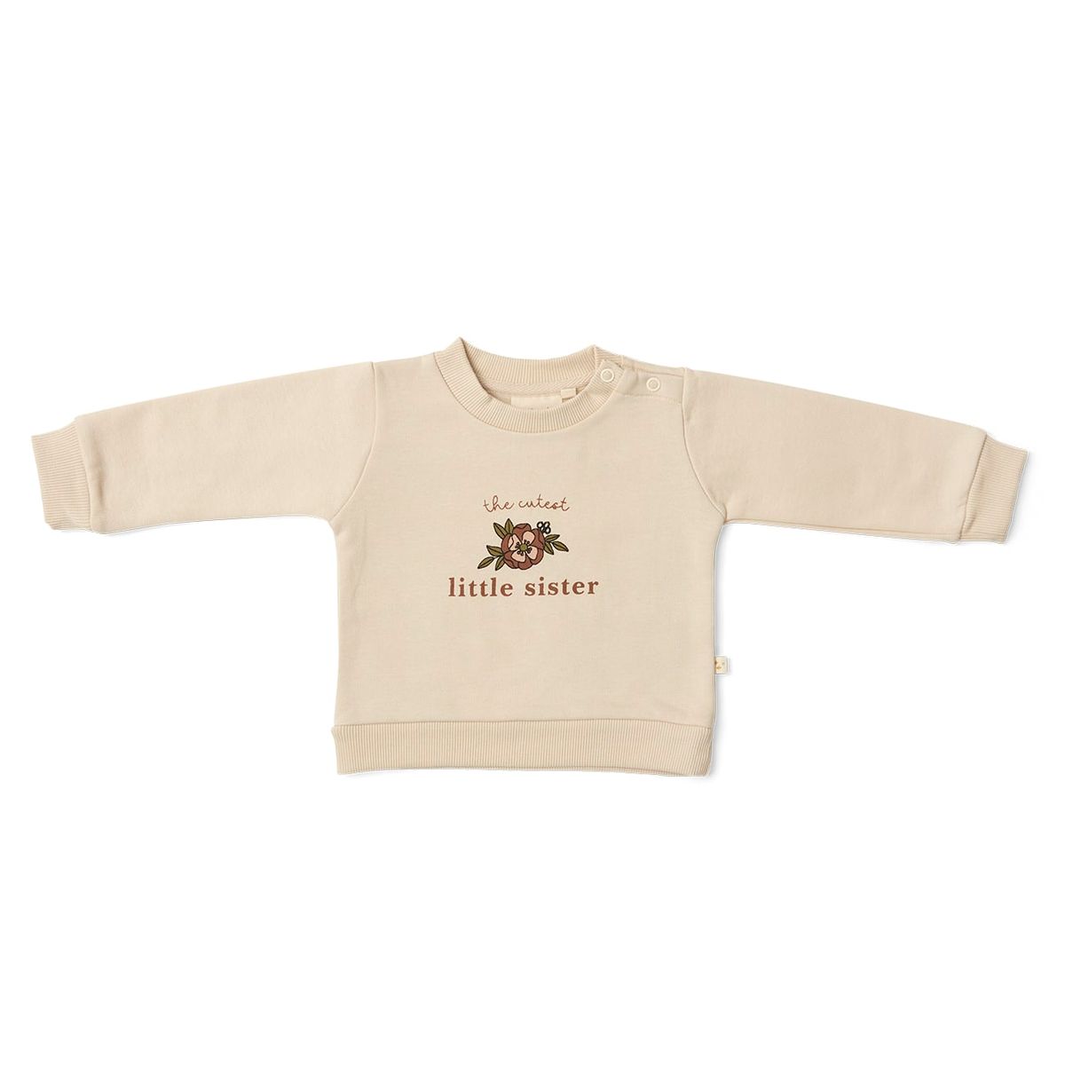 That's Mine - Kellie sweatshirt lillesøster - Oatmeal - 110cm - 5Y