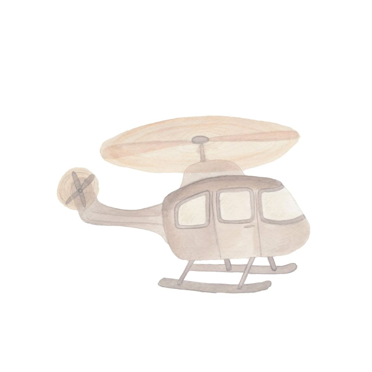 That's Mine - Wallsticker helikopter - Multi