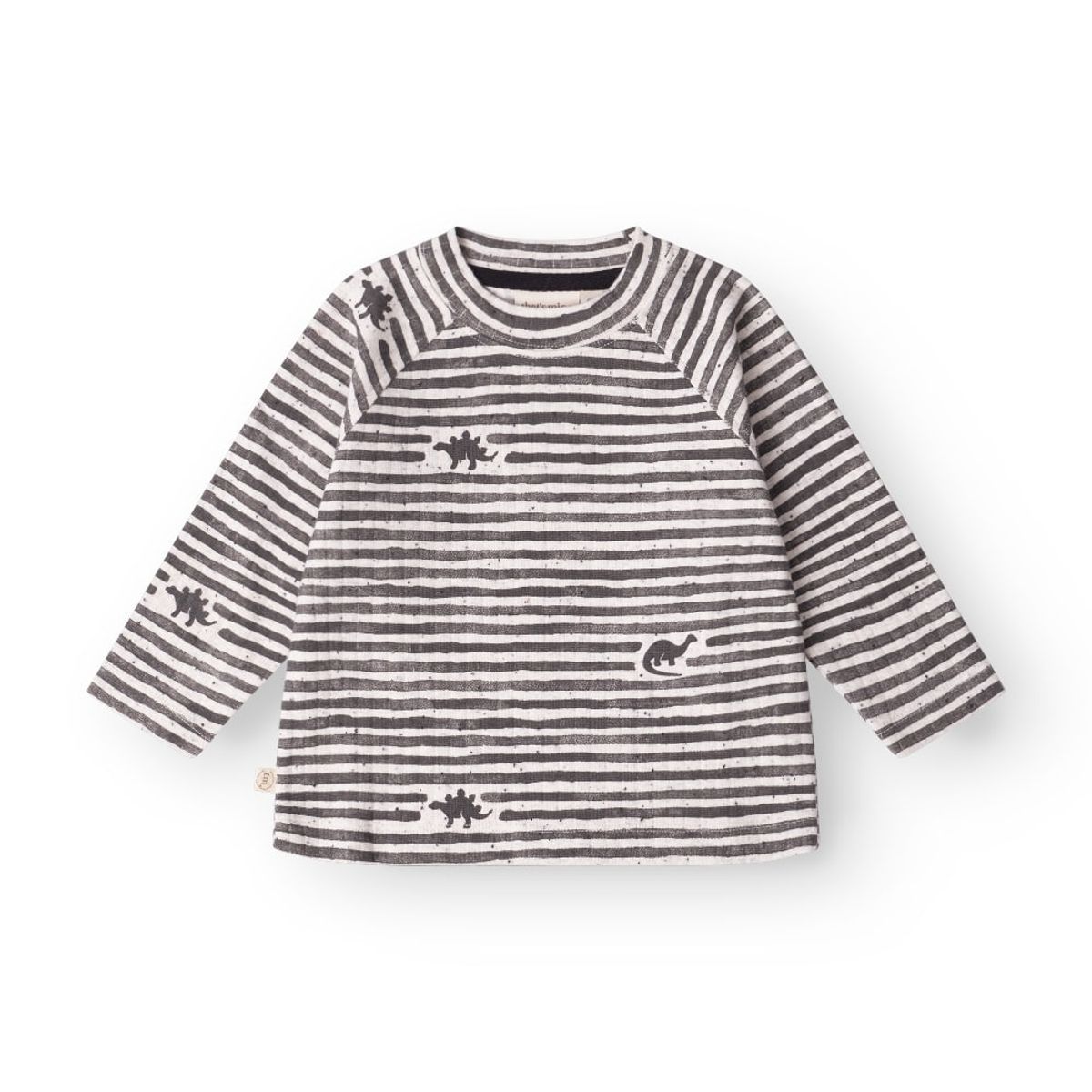 That's Mine - Aksel t-shirt - Mono dino stripe - 80cm - 12M