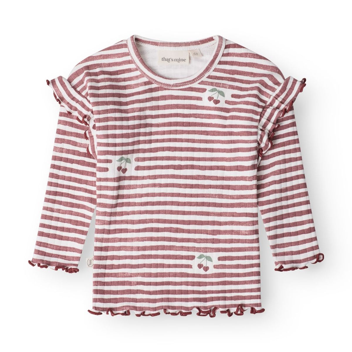 That's Mine - Jamilla blouse - Love berry stripe - 110cm - 5Y