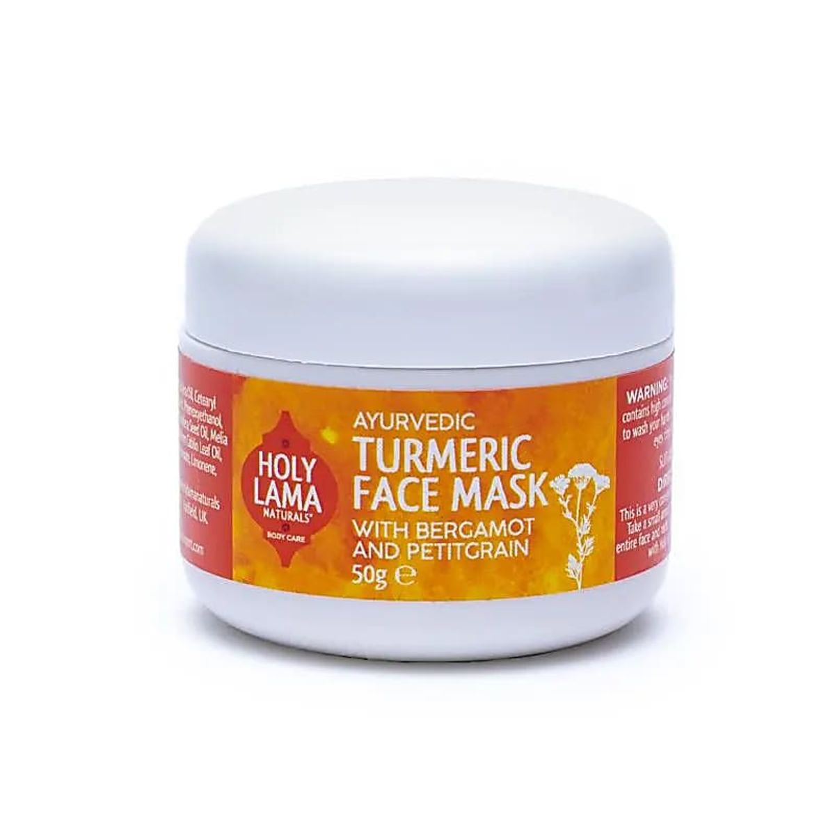 HOLY LAMA - ANSIGTSMASKE M. GURKEMEJE, BERGAMOT & PETITGRAIN - FACE MASK - Holy Lama - StudioBuus