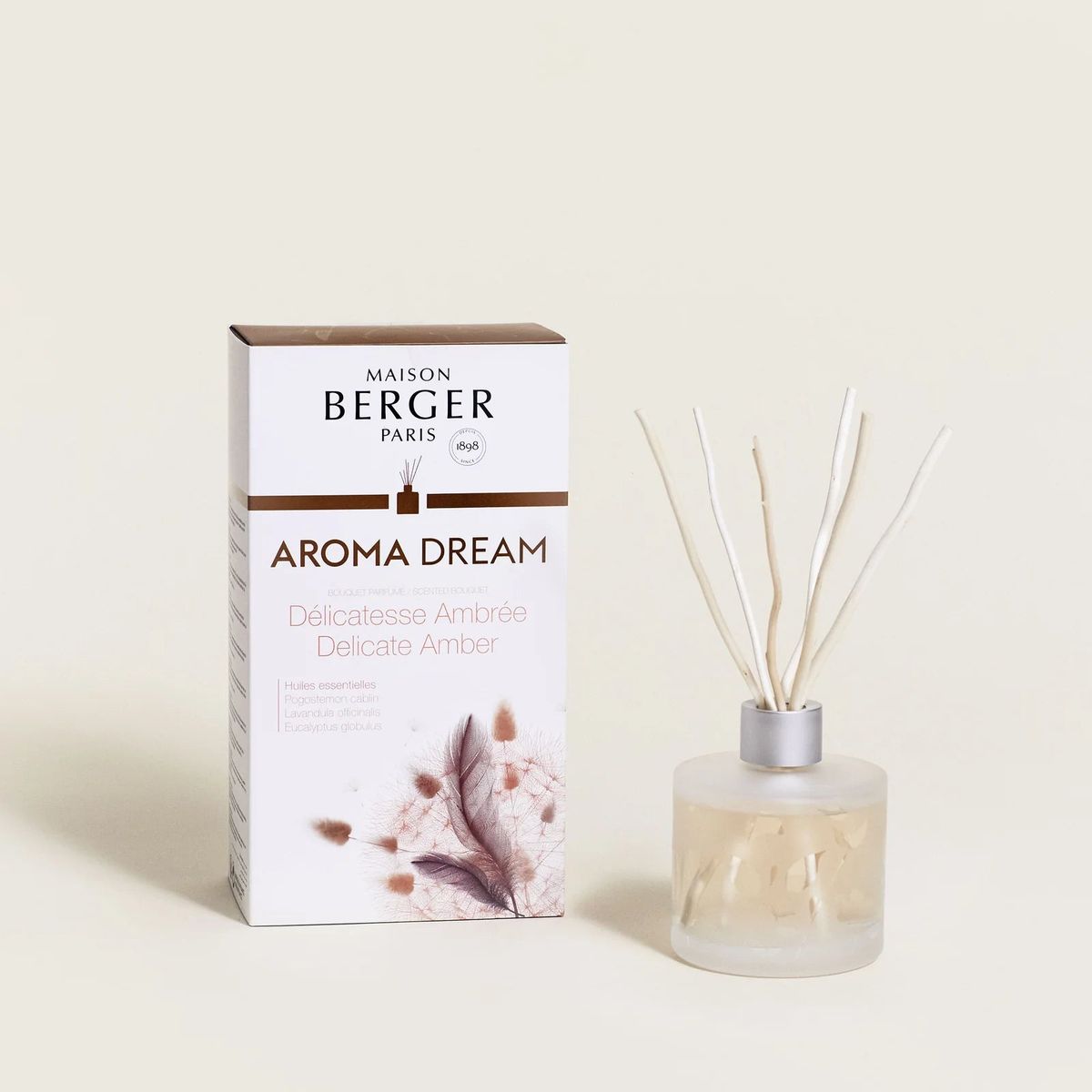 AROMA DREAM DUFTPINDE - SANDBLÆST SCENTED BOUQUET - MAISON BERGER PARIS - Scented Bouquet / Flakon m. Duftpinde - Maison Berger Paris - StudioBuus