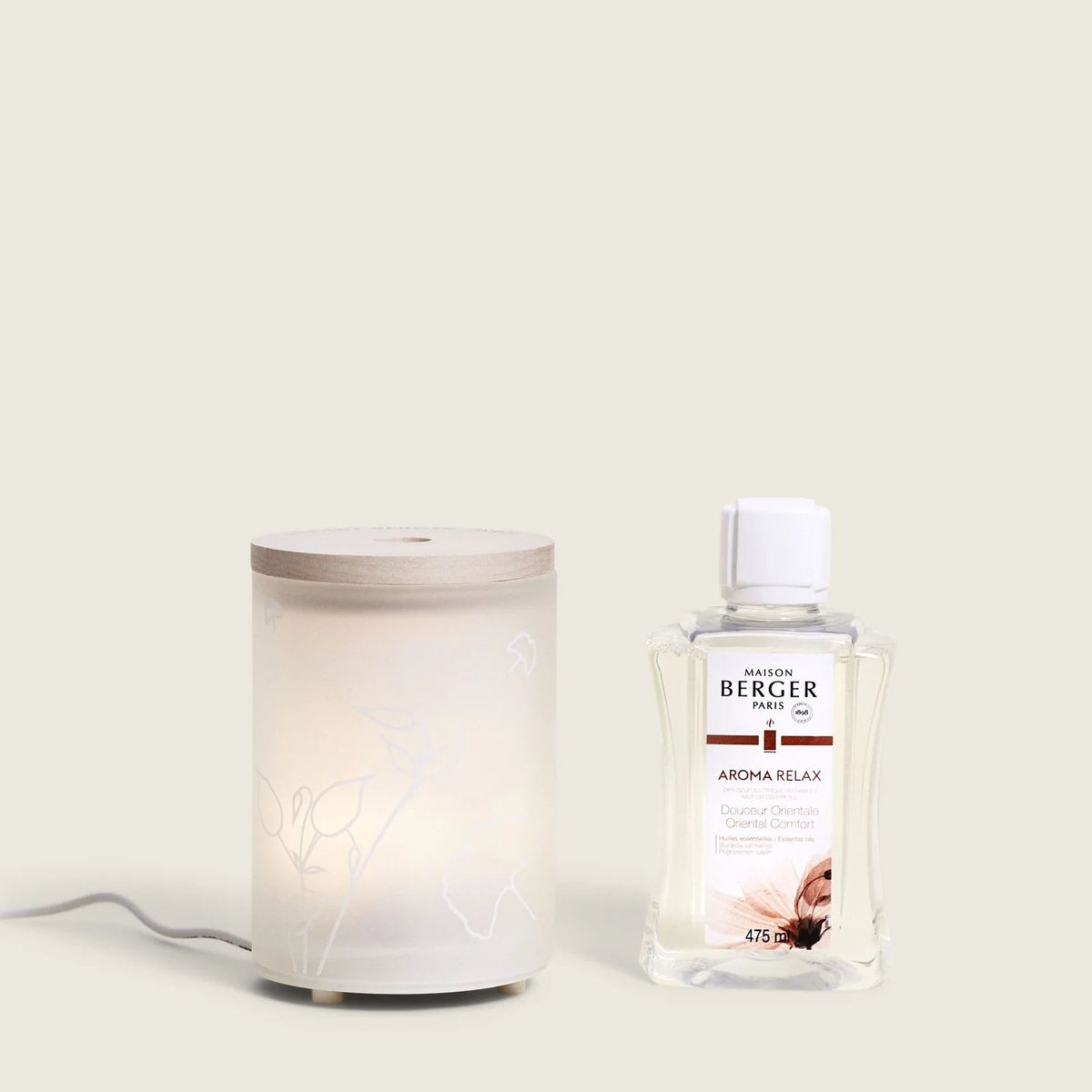 AROMA DIFFUSER + AROMA RELAX REFILL - MAISON BERGER PARIS - Elektronisk Mist diffuser - Maison Berger Paris - StudioBuus